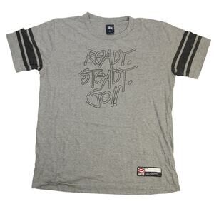 Vintage Stussy Ready Steady Go!! Graphic T Shirt